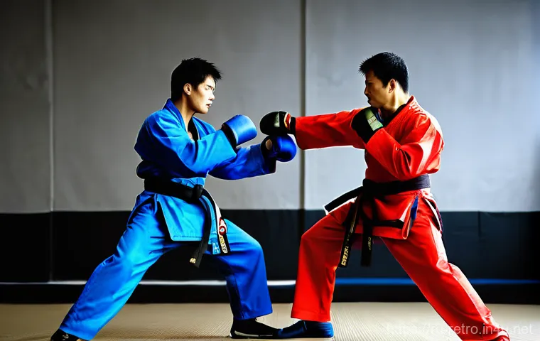 더블 드래곤 시리즈 주요 기술 - **Prompt 2: Advanced Techniques and Environmental Advantage** "An intense street fighting moment...