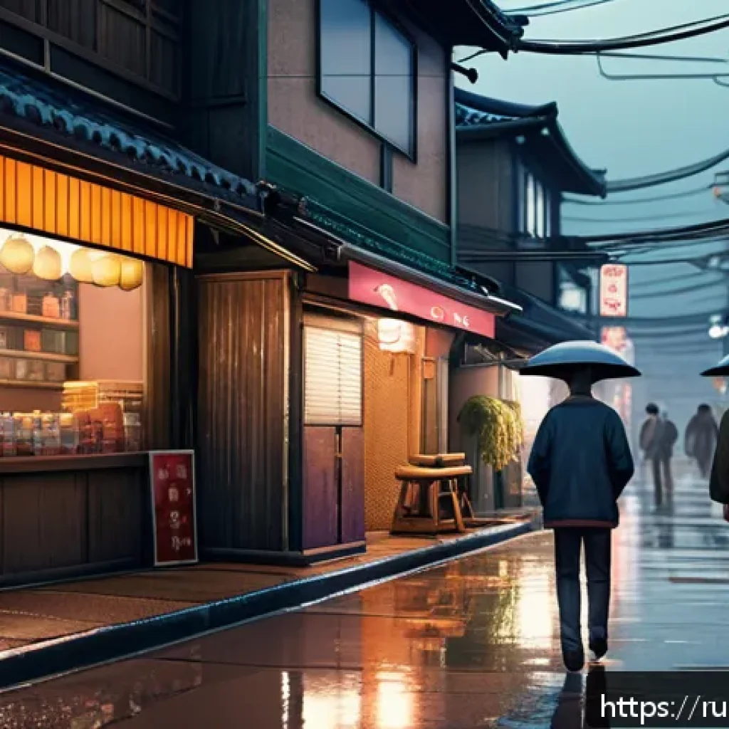 세가 드림캐스트 명작 게임 추천 - A detailed, vibrant scene of a 1990s Japanese street inspired by Shenmue, featuring realistic storef...