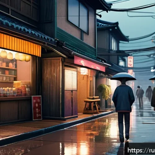 Home 15 세가 드림캐스트 명작 게임 추천 - A detailed, vibrant scene of a 1990s Japanese street inspired by Shenmue, featuring realistic storef...